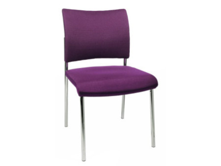 Topstar Chaise visiteur 'Visit 10 rembourré', violet