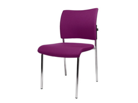 Topstar Chaise visiteur 'Visit 10 rembourré', violet
