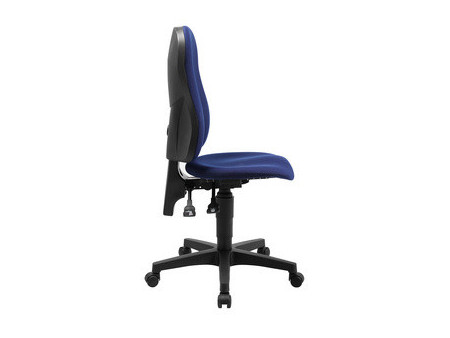 Topstar Chaise de bureau pivotante 'Ortho Point', bleu