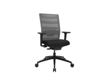 Topstar Chaise de bureau pivotante 'Airwork', noir/gris