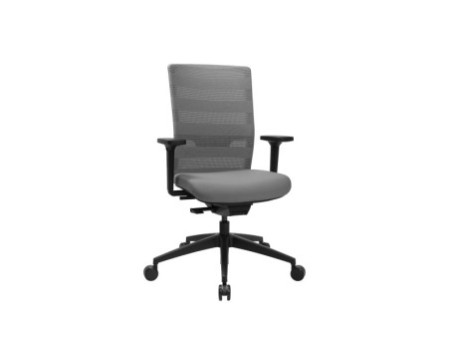 Topstar Chaise de bureau pivotante 'Sitness Airwork', gris