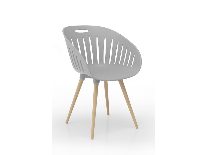 Topstar Chaise d'extérieur 'T2023', set de 2, gris clair
