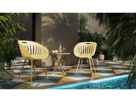 Topstar Chaise d'extérieur 'T2023', set de 2, gris clair