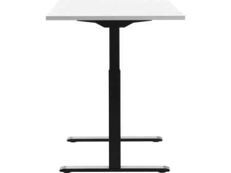 Topstar Bureau réglable en hauteur, (L)1.200 mm, noir/blanc