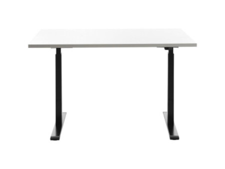 Topstar Bureau réglable en hauteur, (L)1.200 mm, noir/blanc