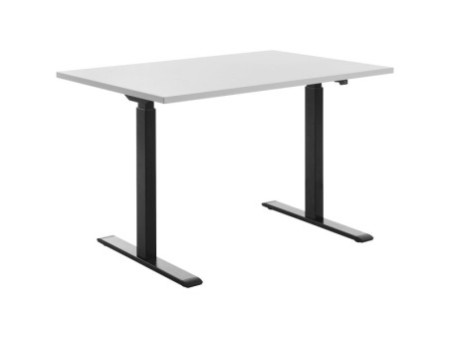 Topstar Bureau réglable en hauteur, (L)1.200 mm, noir/gris