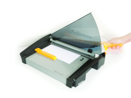 Fellowes Cisaille à levier Plasma, A4, noir/jaune