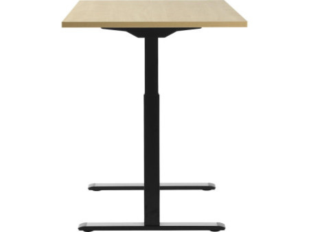 Topstar Bureau réglable en hauteur, (L)1.200 mm, noir/érable
