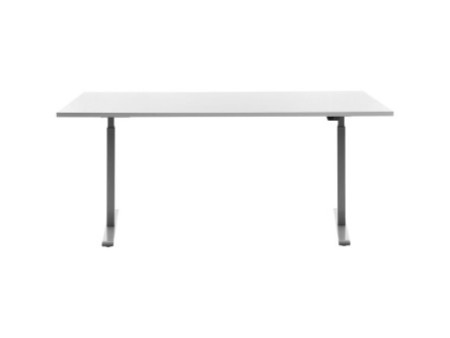 Topstar Bureau réglable en hauteur, (L)1.800 mm, gris/blanc