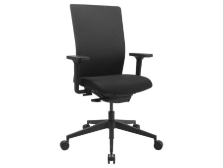 Topstar Chaise de bureau pivotante 'Airwork G', noir/noir