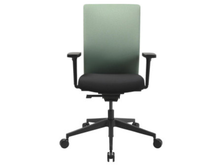 Topstar Chaise de bureau pivotante 'Airwork G', noir/menthe
