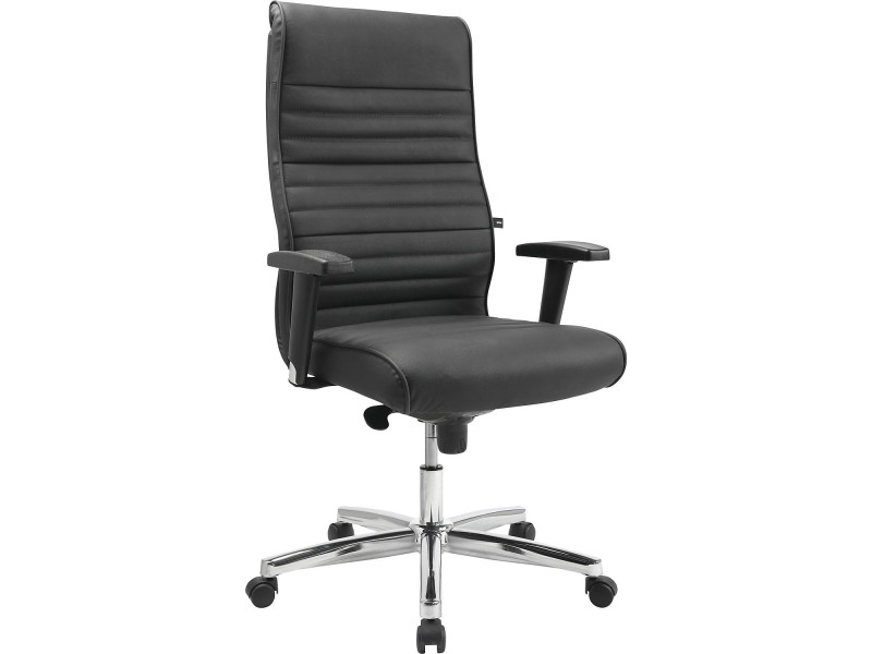 Topstar Fauteuil de direction 'Prime Time 100', cuir, noir