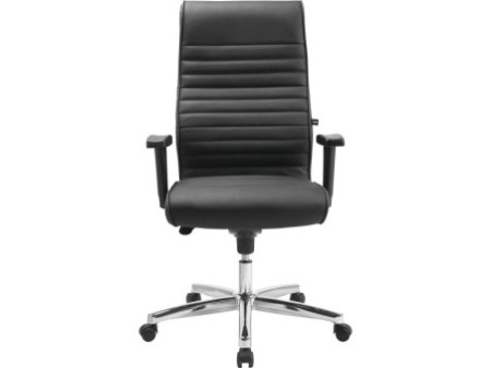 Topstar Fauteuil de direction 'Prime Time 100', cuir, noir