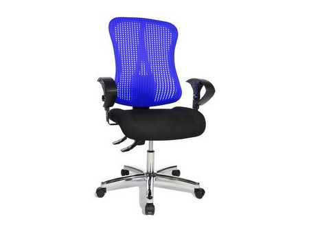 Topstar Chaise de bureau pivotante 'Sitness 90', bleu,