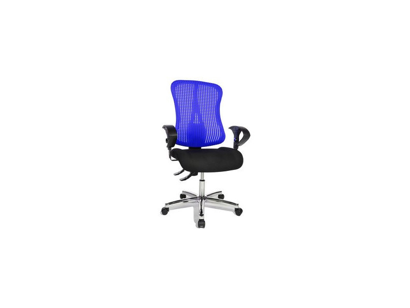 Topstar Chaise de bureau pivotante 'Sitness 90', bleu,
