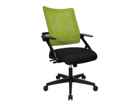 Topstar Fauteuil de bureau 'New S'move', noir / vert pomme