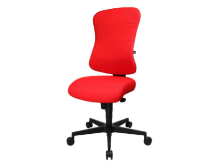 Topstar Fauteuil de bureau 'Art Comfort Net', rouge / rouge