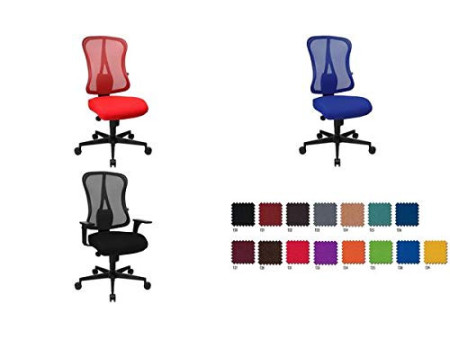 Topstar Fauteuil de bureau 'Art Comfort Net', bleu / bleu