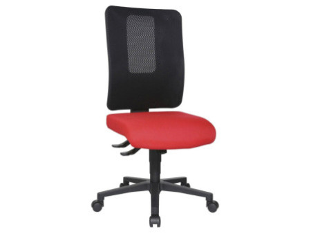 Topstar Chaise de bureau pivotante 'Open X (N)', rouge/noir