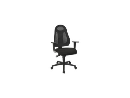 Topstar Chaise de bureau pivotante 'Free Art', noir / noir
