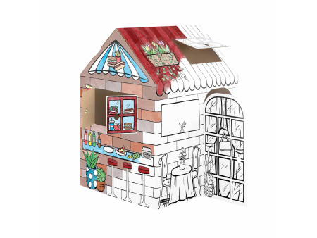 Fellowes Maison de jeu Candy Shop/Restaurant, carton ondulé