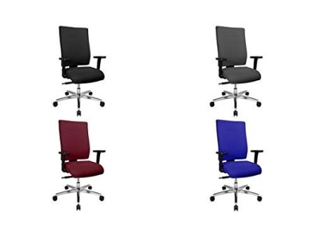 Topstar Chaise de bureau pivotante 'Profi Star 15', bordeaux