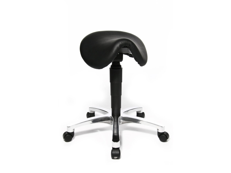 Topstar Tabouret 'Bonanza', cuir véritable, noir