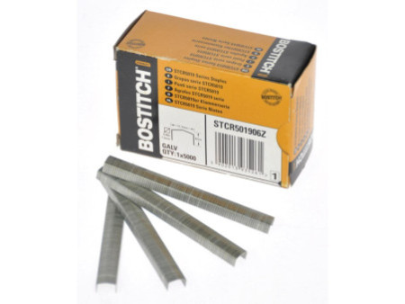 BOSTITCH Agrafes STRC5019, 6 mm, contenu: 5.000 pièces