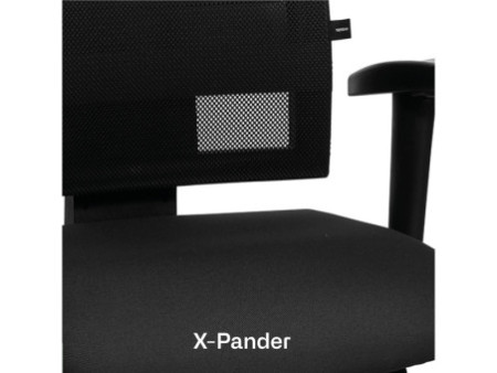 Topstar Fauteuil de bureau 'X-Pander', noir/noir