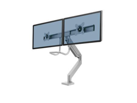 Fellowes Bras deux écrans Eppa Crossbar, argent