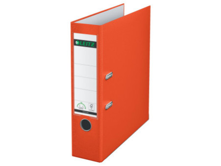 LEITZ Classeur à levier 180 degrés, A4, 80 mm, rouge clair