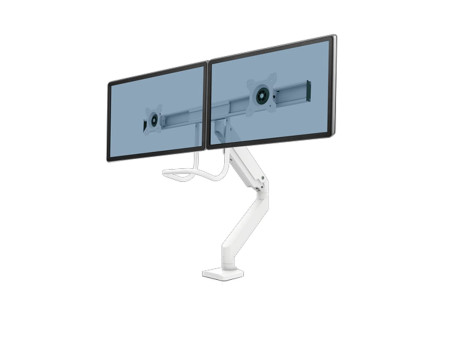 Fellowes Bras deux écrans Eppa Crossbar, blanc