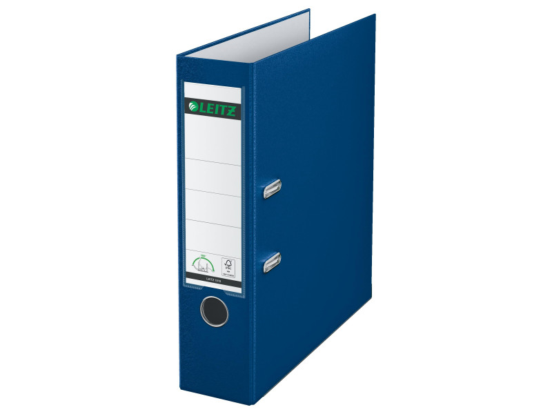 LEITZ Classeur à levier 180 degrés, format A4, 80 mm, bleu