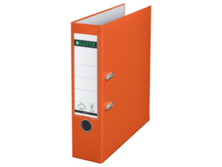 LEITZ Classeur à levier 180 degrés, format A4, 80 mm, orange