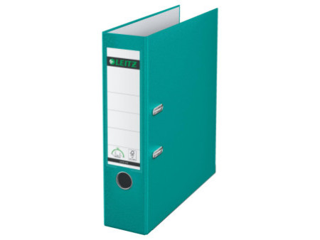 LEITZ Classeur à levier 180 degrés, A4, 80 mm, turquoise