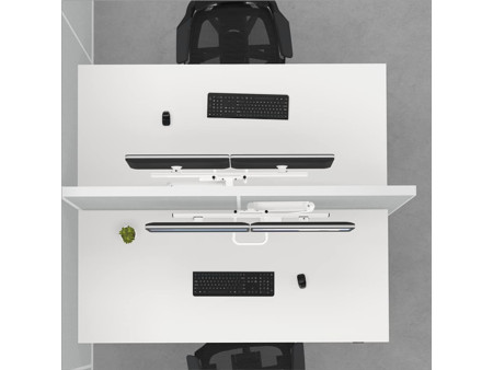 Fellowes Bras deux écrans Eppa Crossbar, blanc