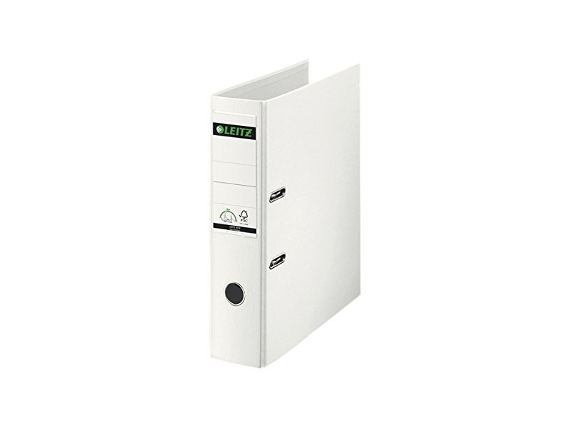 LEITZ Classeur plastique,180 degrés , A4, 80 mm, blanc