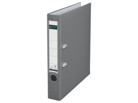 LEITZ Classeur à levier 180 degrés, format A4, 52 mm, gris