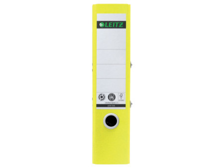 LEITZ Classeur Recycle, 180 degrés, 80 mm, jaune