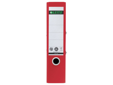 LEITZ Classeur Recycle, 180 degrés, 80 mm, rouge