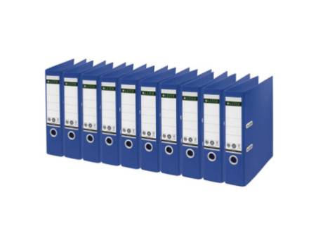 LEITZ Classeur Recycle, 180 degrés, 80 mm, bleu