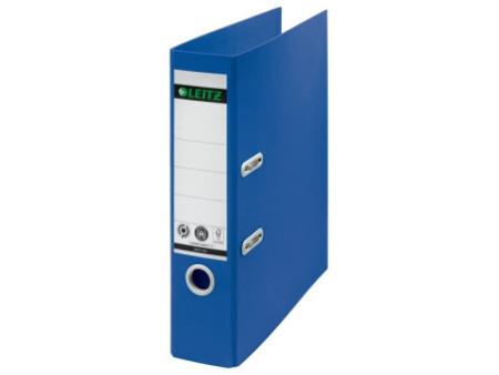 LEITZ Classeur Recycle, 180 degrés, 80 mm, bleu