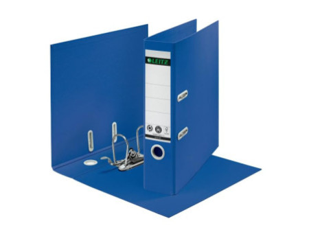 LEITZ Classeur Recycle, 180 degrés, 80 mm, bleu