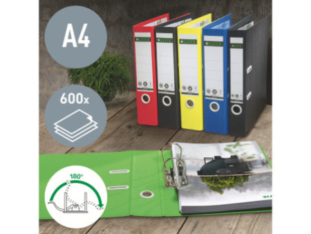 LEITZ Classeur Recycle, 180 degrés, 80 mm, vert