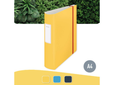 LEITZ Classeur à levier Active Cosy 180 degrés, 82 mm, jaune
