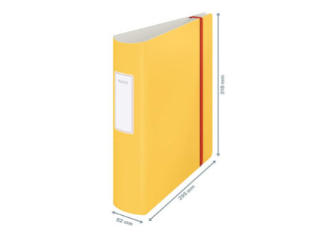 LEITZ Classeur à levier Active Cosy 180 degrés, 82 mm, jaune