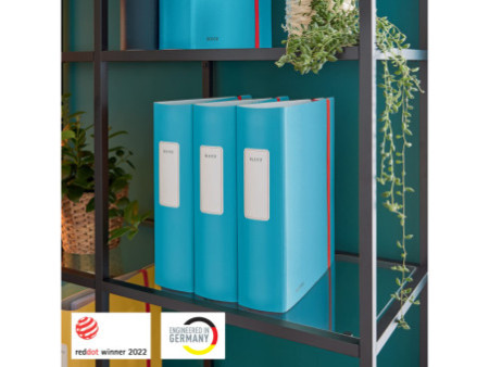 LEITZ Classeur à levier Active Cosy 180 degrés, 82 mm, bleu