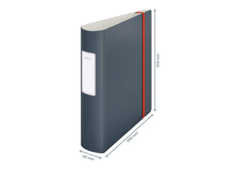 LEITZ Classeur à levier Active Cosy 180 degrés, 82 mm, gris