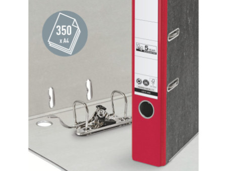 LEITZ classeur marbré nuageux, 180 degrés, format A4, 52 mm,