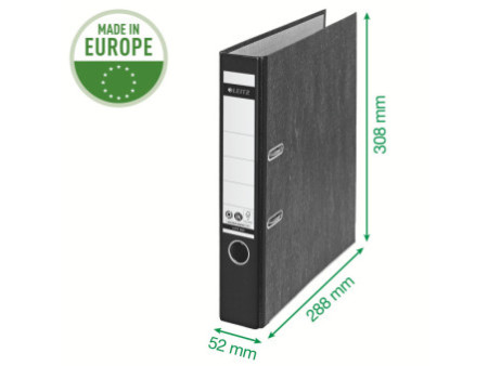 LEITZ Classeur marbré nuageux, 180 dégrés, format A4, 52 mm,